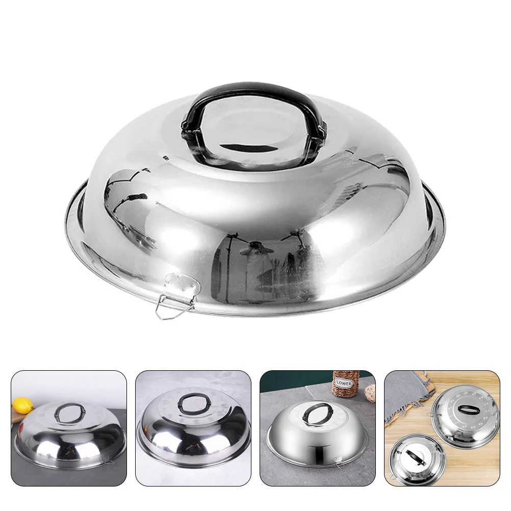 

12 Inch Universal Pot Lid Stainless Steel Pot Lid Cover Cooking Pot Frying Pan Cover Skillets Lid Pot Replacement For Pots