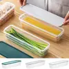 Plastic Container Large Capacity Airtight Rectangular Pasta Box Noodles Container Kitchen Food Storage Jar Fresh-keeping Case 1