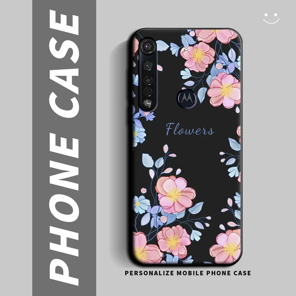 Cartoon Panda Shockproof Silicone Soft Phone Case for Motorola Moto G8 Series