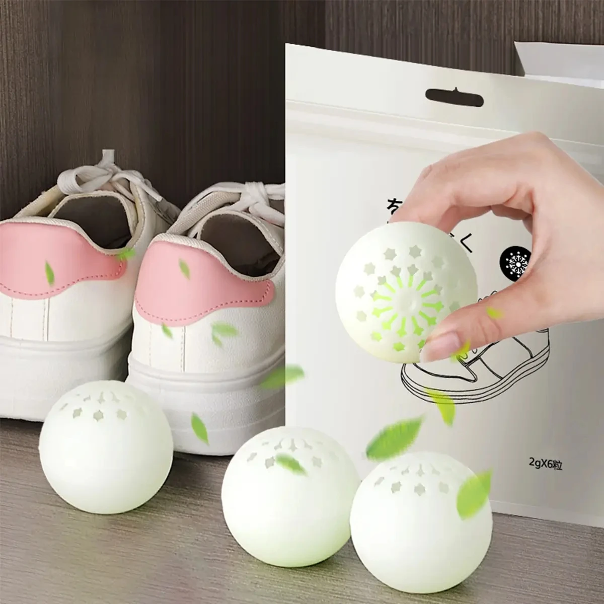 Shoe cabinet deodorant ball lasting scent freshener Deodorant solid air cleaner sneakers odor removal aromatherapy pac 1 Package deodorant sachet bags,fragrance bags,odor eliminating balls