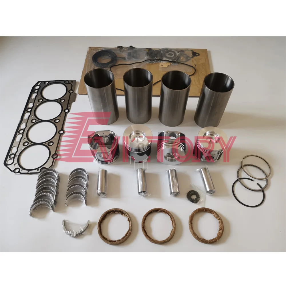 

For YANMAR 4TNE78 4TNE78A overhaul rebuild kit oil pump piston ring liner gasket bearing valve guide seat