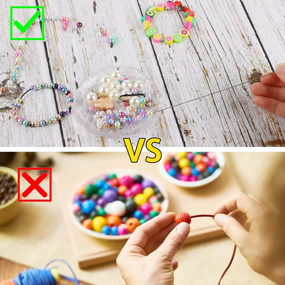 Pieghevole Occhio Aghi, 6.3cm (6.4cm) Pesante 4pc Beadalon Perline - Foto 10