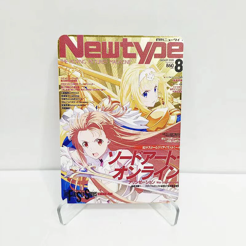 Anime Goddess Story Diy Metal Collectible Cards Uta Hoshino Ai Yor Forger Nakano Nino Children's Toys Christmas Birthday Gifts