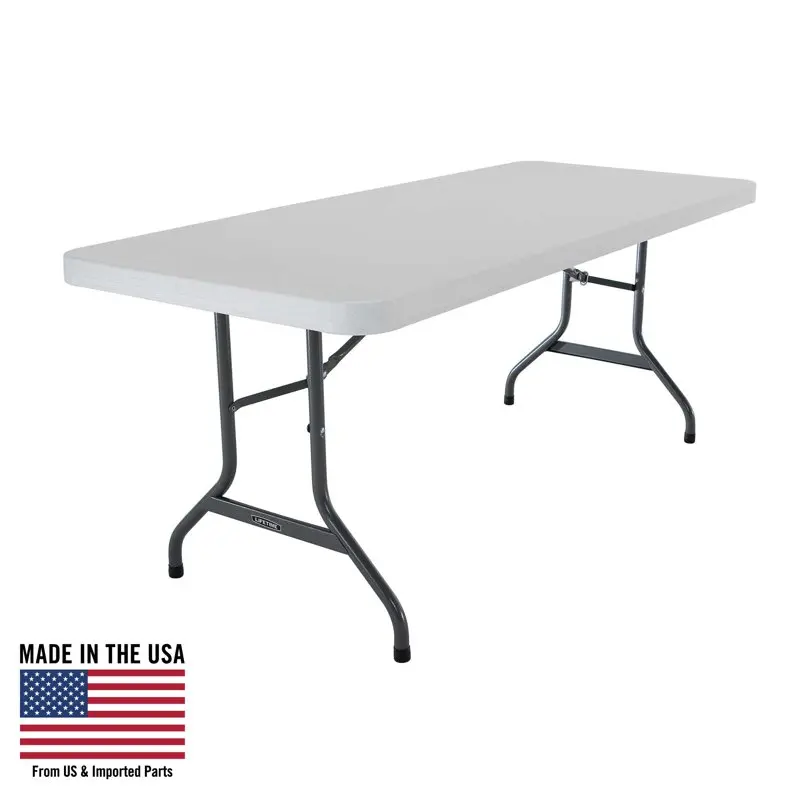 

ft Commercial Folding Table, White 22901