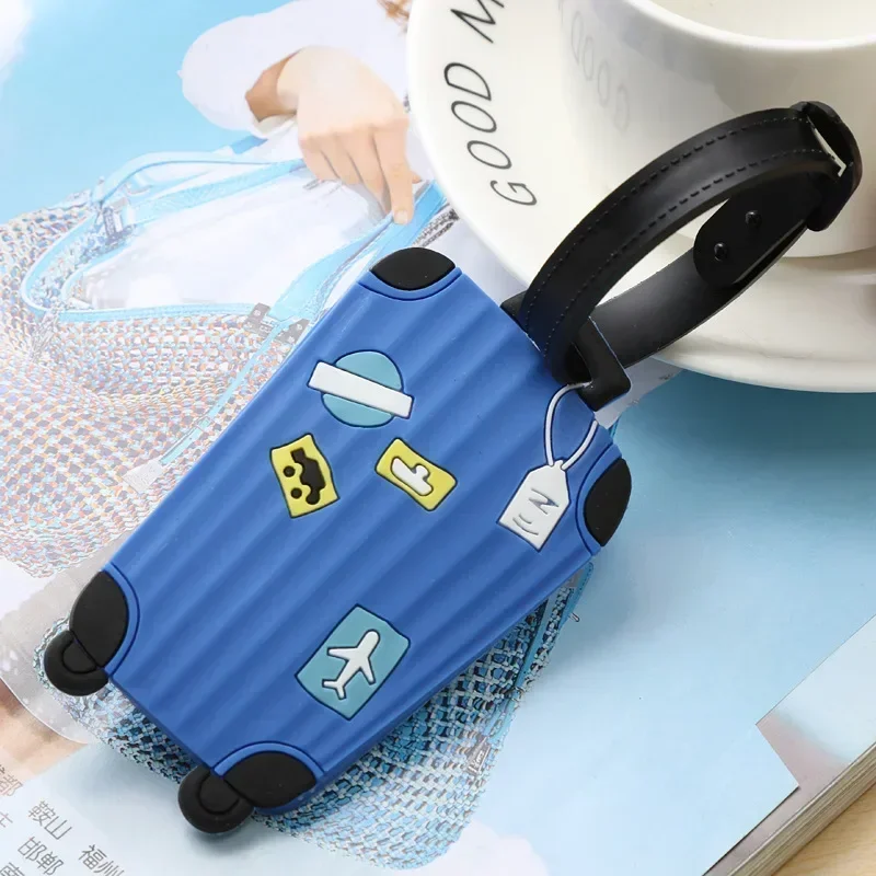 Chic Silicone Luggage Tags for Women - Stylish Travel Accessory