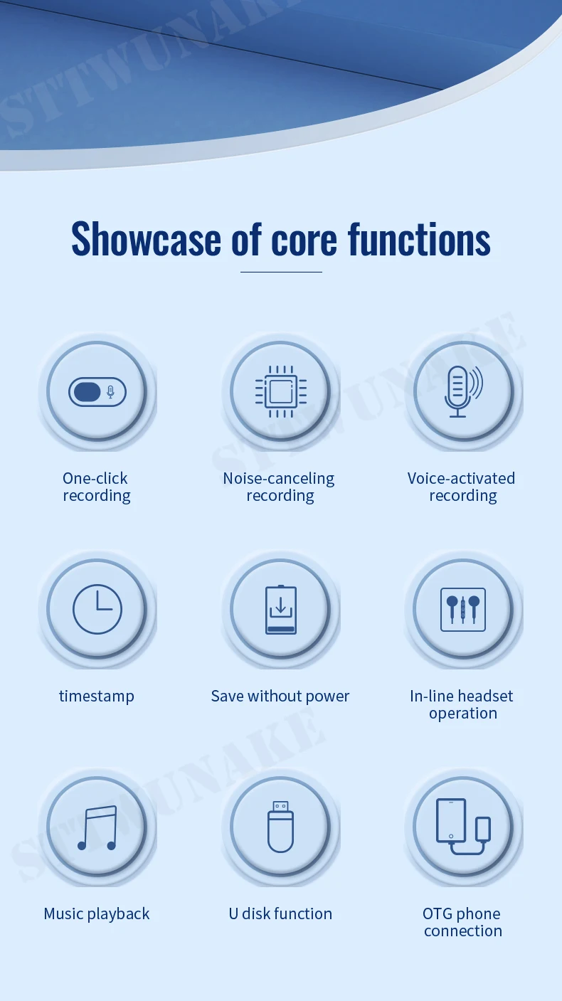 voice recorder features overview