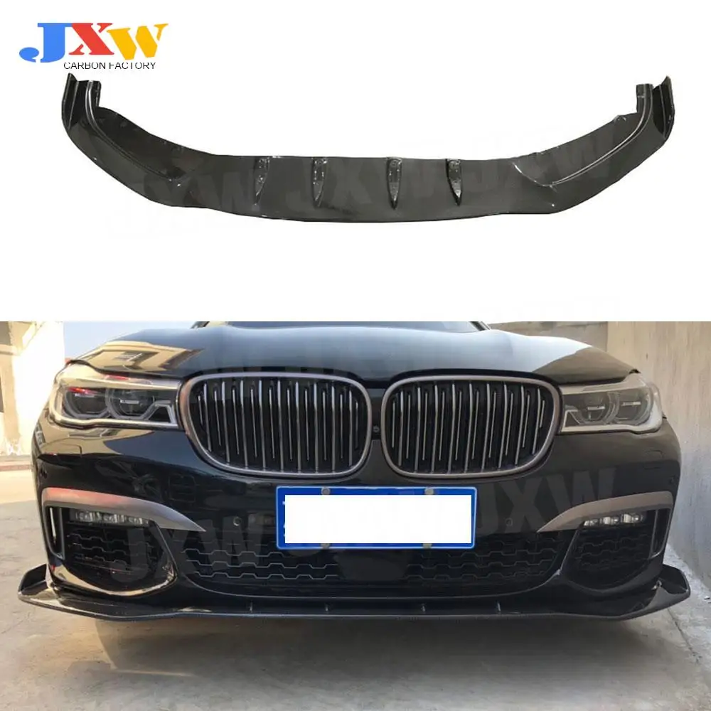 

Carbon Fiber Front Lip Spoiler For BMW 7 Series G10 G11 M760 730i 740i 2017-2018 FRP Head Bumper Extension Chin