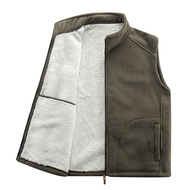 New Thermal Fishing Biker Vest Casual Versatile Trend Jacket