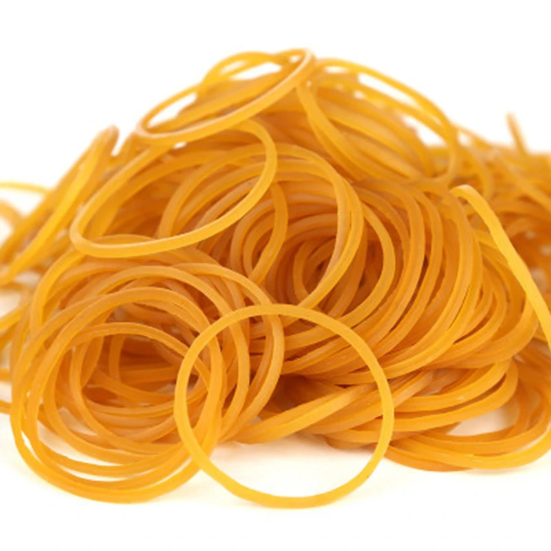 ‌Multi-Purpose Elastic Rubber Bands,15-60mm Diameter Rubber Bands Sturdy Stationery Fasteners for Paper, Files & Household Items
