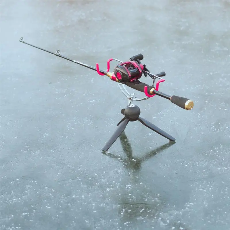 Ice Fishing Rod Holder Foldable Fishing Rod Holder 360 Degree