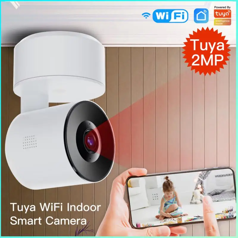 

Tuya Indoor WiFi IP PTZ Camera Ai Human Detect Auto Tracking Security Wireless Camera Human Detection Remote Control Smart Life