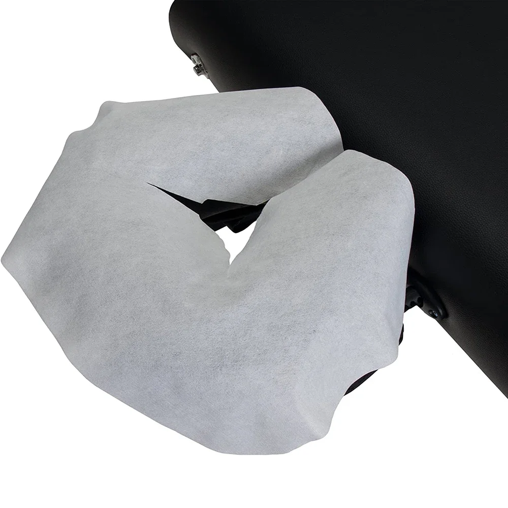 100Pcs SPA Face Massage Pad Beauty Salon Massage Headrest Pad Disposable Non-Woven Fabric Pillow Towel Cover Face Skin Care Tool - Image 4