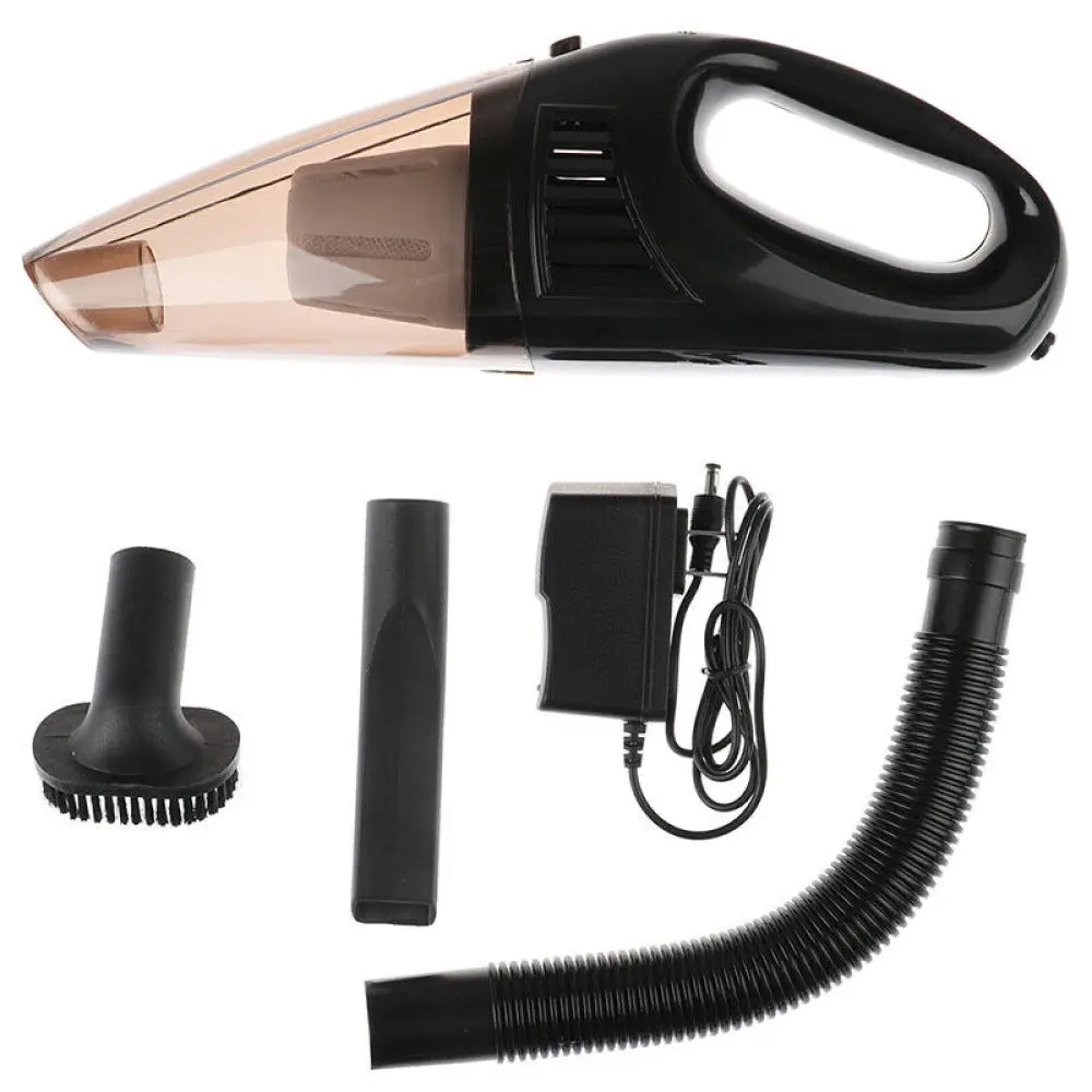 220V 75W Portable Car Wireless/ Wired Vacuum Cleaner Powerful Suction Auto Home Dual-used Handheld Vacuum Cleaner Car Cleaning
