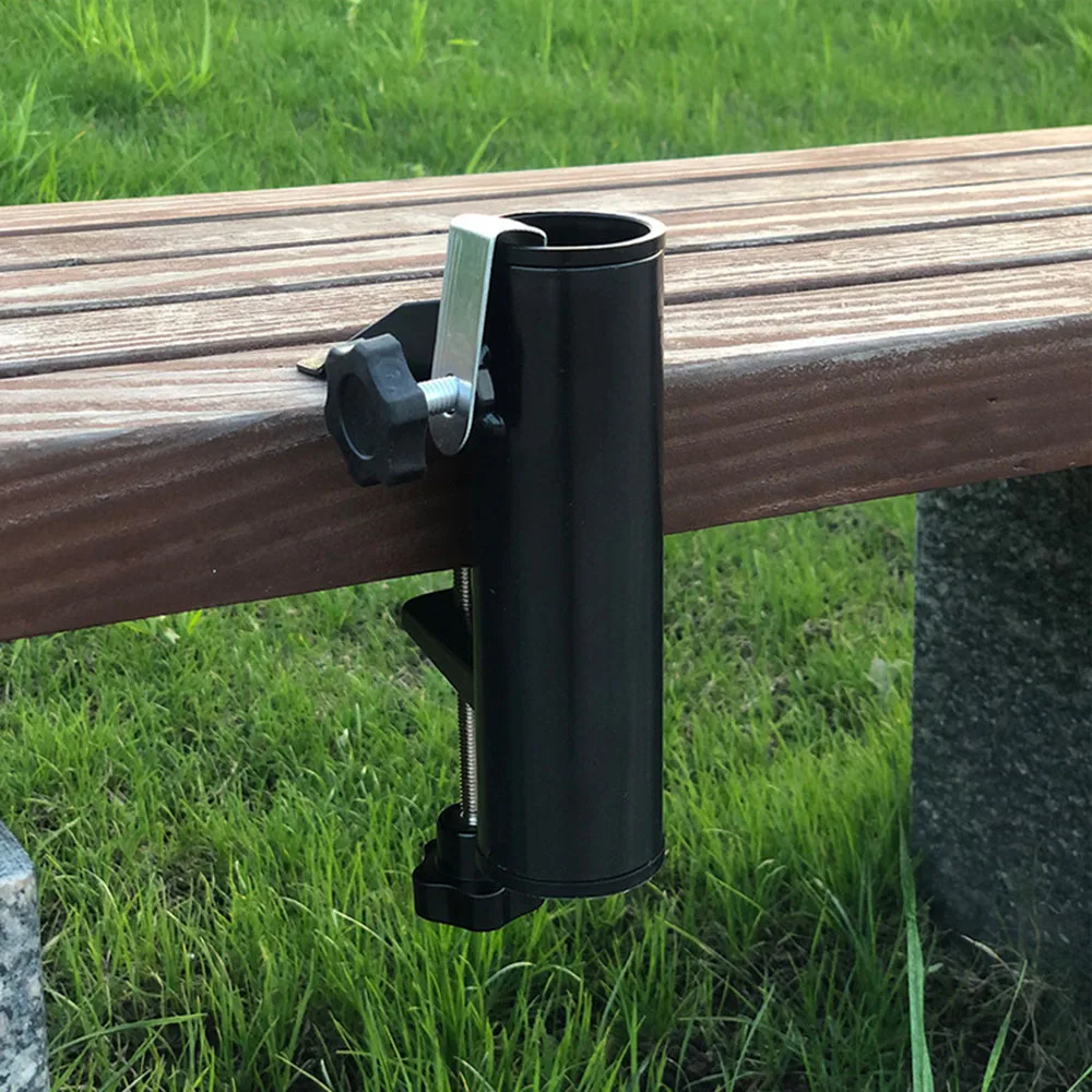 Portable Umbrella Bracket Parasol Holder Anti Rust Garden Umbrella Fixing Clip Bracket for Garden Courtyard Balcony umbrella holder