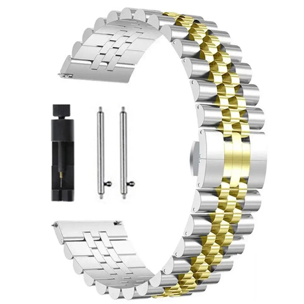 22mm Stainless Steel Breathable Bracelet Strap