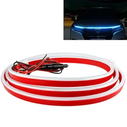 LED Car Hood Light Strip - Decorative Flexible DRL Daytime Running Lights (1.5M)