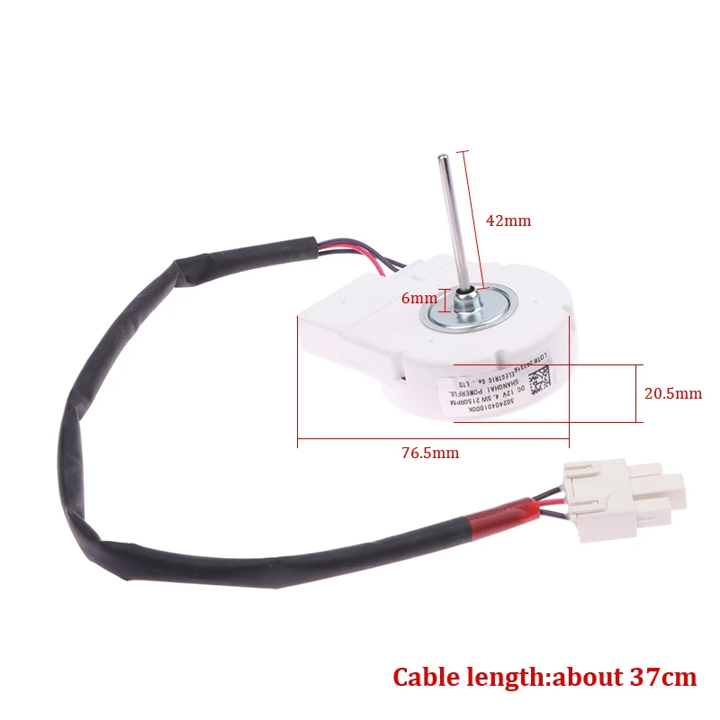 Refrigerator Parts Motor Fan Refrigerator 50240401000k DC12V 4.5W 2150RPM Cooling Motor Fan