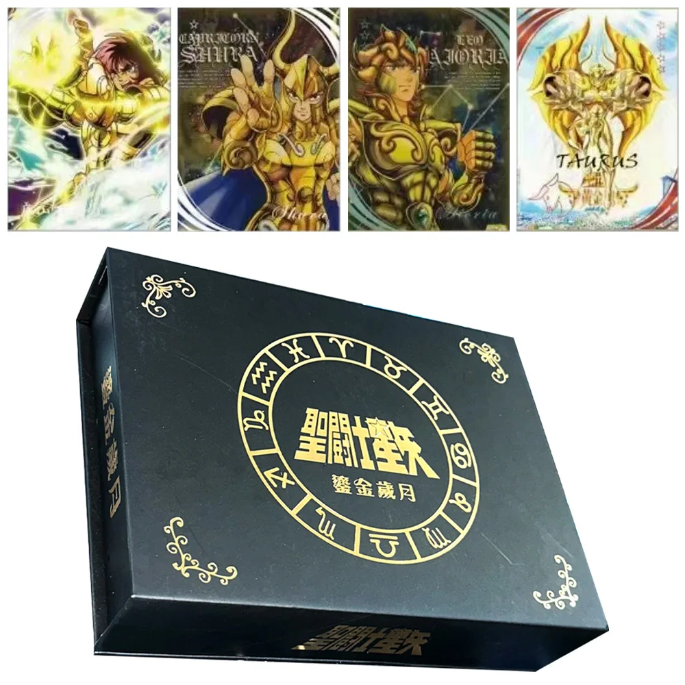 

Wholesale Saint Seiya Card Japanese Anime Characters Card Anime Peripheral Collectible Edition Cards Kid Birthday Christmas Toy