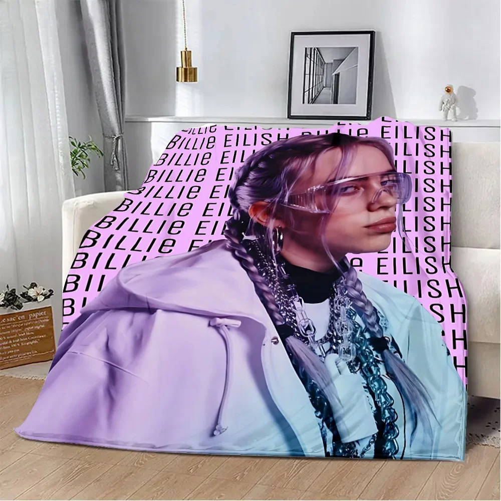 Printed Blanket Fashion B-BillieS Picnic Blankets Warm Blanket Soft and Comfortable Blanket Home Travel Birthday Gift 5
