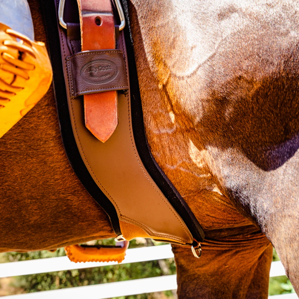 Western Saddle grith leather StretchTec Shoulder Relief Cinch-Western Cinch