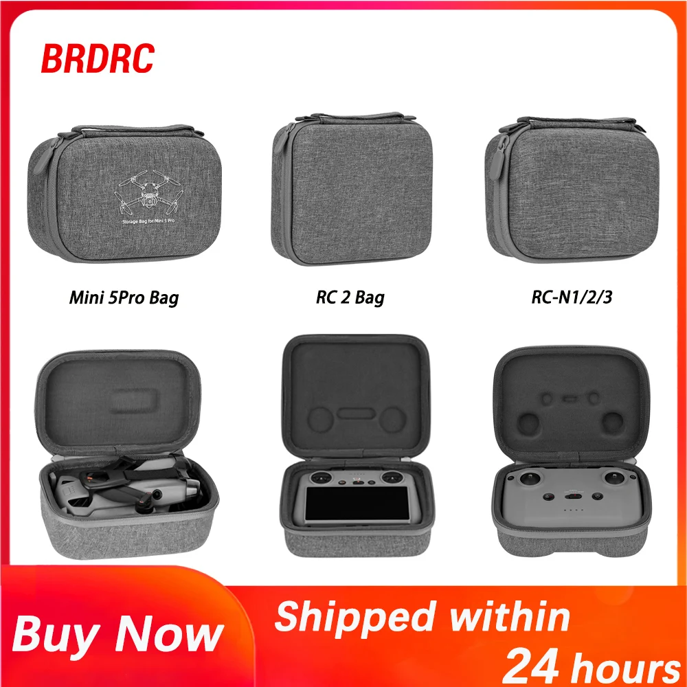 Étui Rigide De Transport Pour DJI Mini 5 Pro - Compatible Drone, Télécommande RC-N3, Batteries, Accessoires (24,5x9,5x20 Cm, Gris) - 9