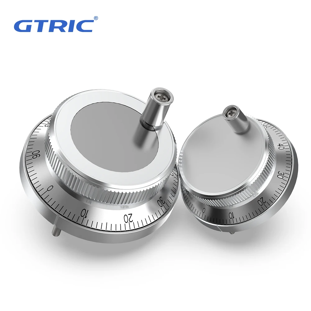 GTRIC CNC Electronic Hand Wheel 60/80MM Manual Pulse Generator CNC machine tools Electronic Rotary Encoder cnc handwheel
