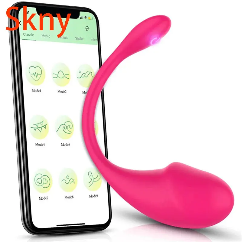 

Беспроводной Bluetooth вибратор для точки G для женщин с дистанционным управлением через приложение вибрирующее яйцо для точки G Стимулятор клитора Секс-игрушки для взрослых
