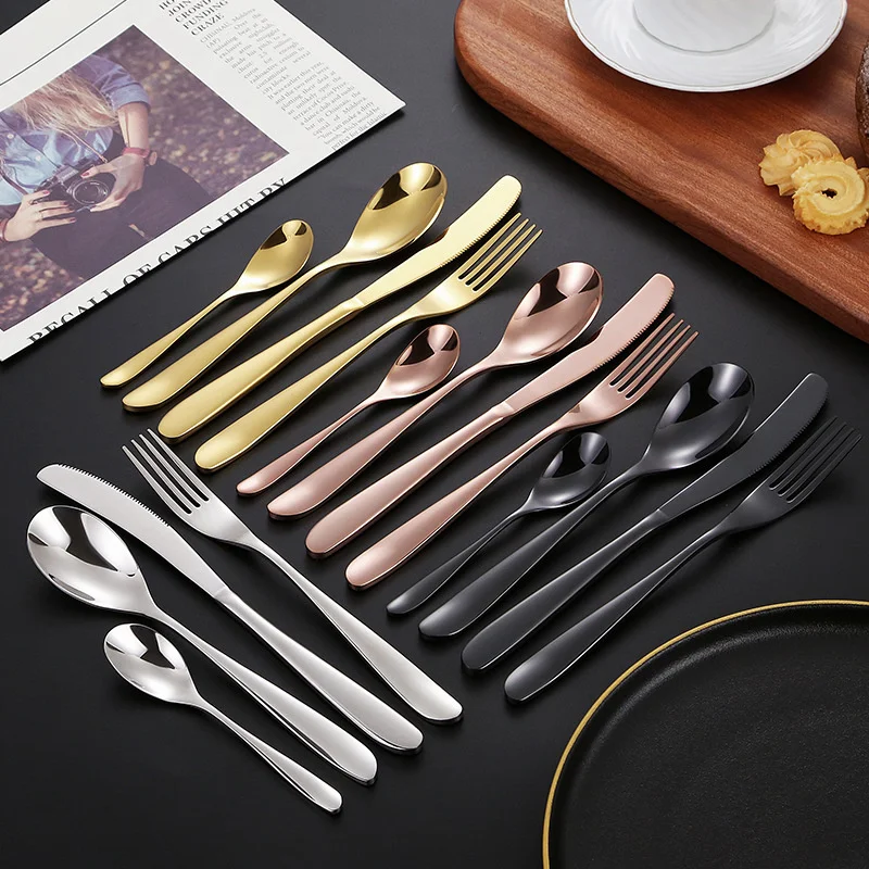 

Набор столовых приборов из нержавеющей стали в западном стиле