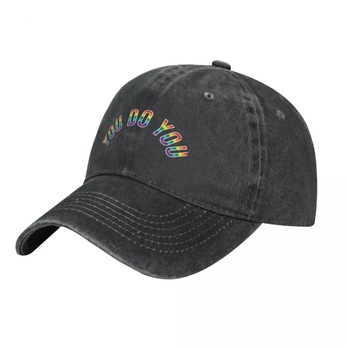 

You Do You Rainbow LGBTQ Pride Cowboy Hat Streetwear foam party Hat Trucker Hats For Men Women's