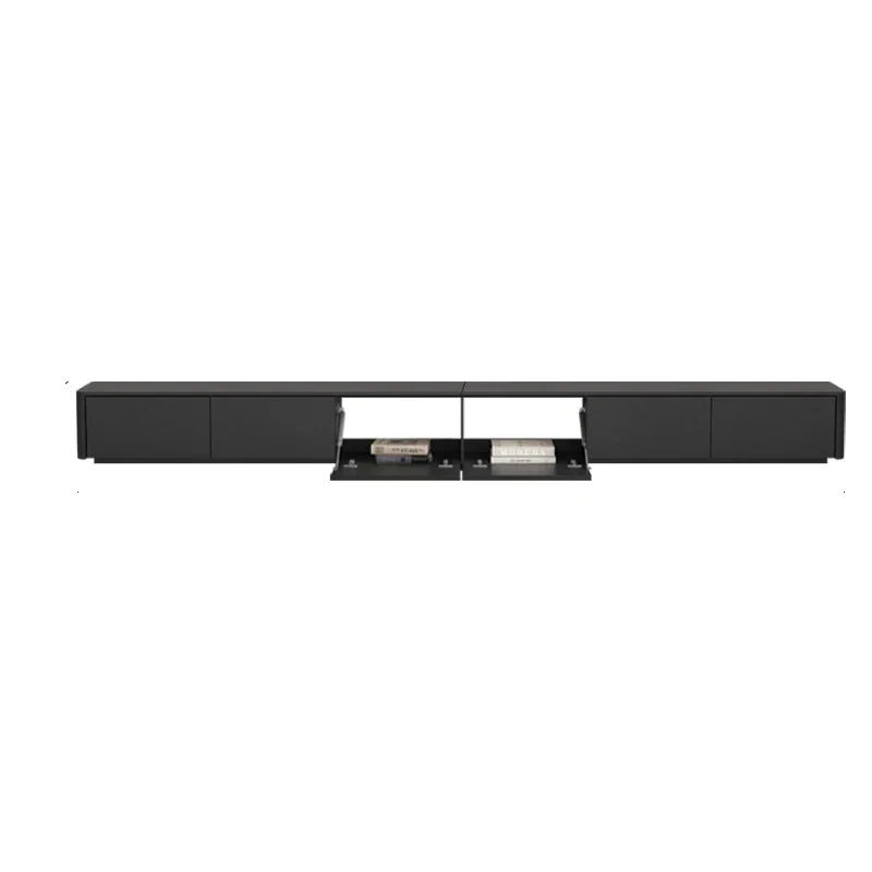 Console Stand Tv Stand Cabinet Floor Aesthetic Solid Wood Black Tv Cabinet House Hotel Gabinete Gamer Pc Nordic Furnitures