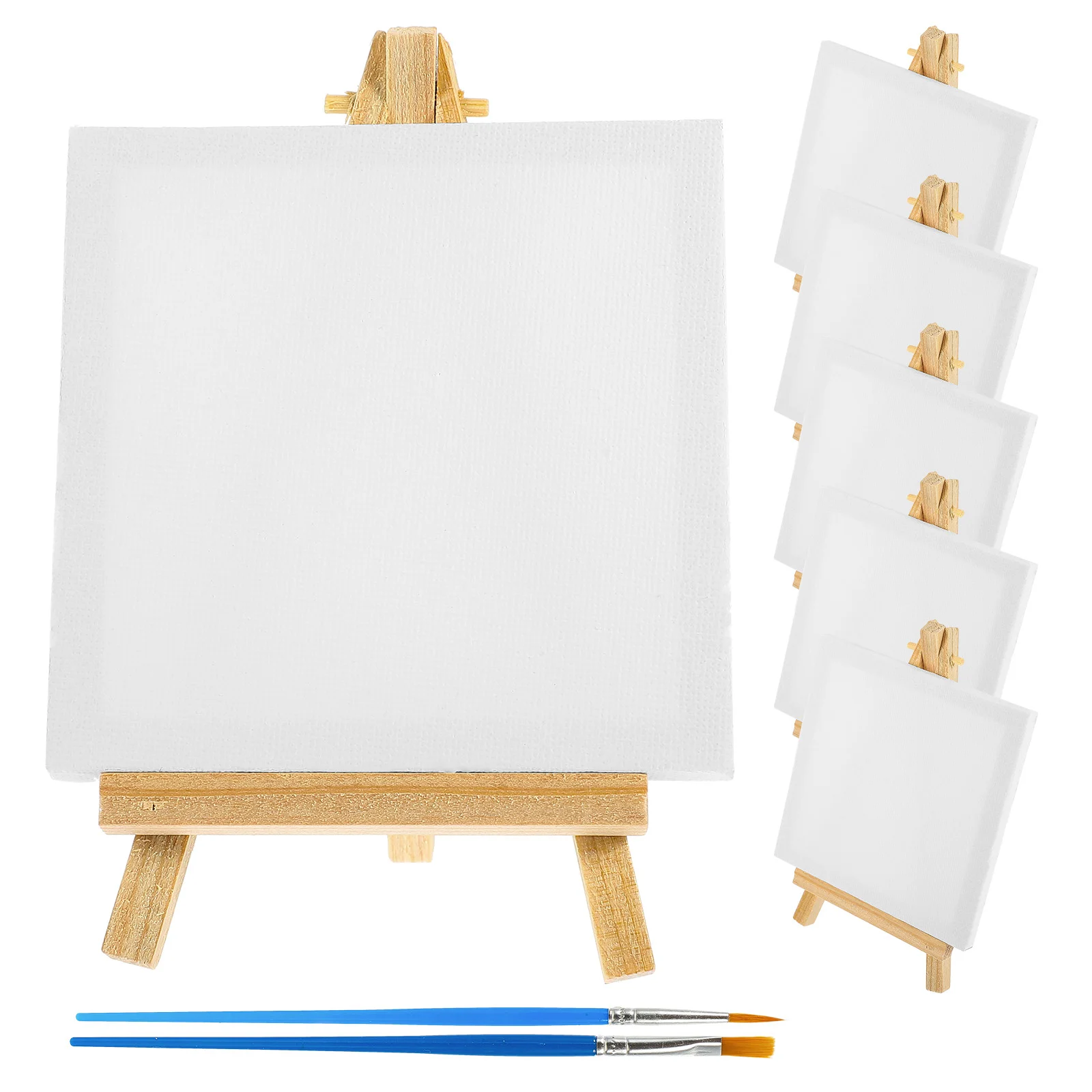 

Canvas Mini Oil Easel Child Kids Miniature Holder Wood Painting Kits for Adults