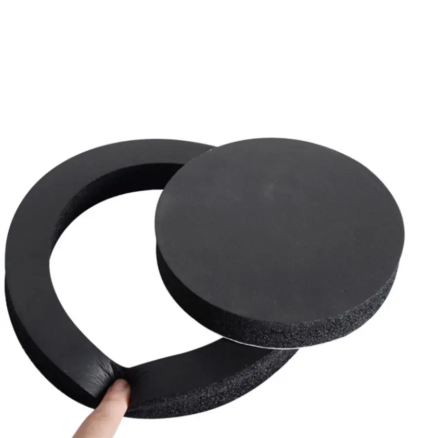 

Black Insulation Pad Less Noise Soundproof Foam Rings Accessory Rubber Foam 19.5cm Speaker Bass Car Door Reliable