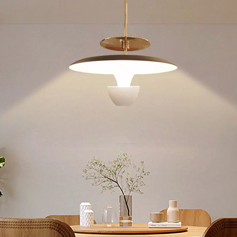 

Nordic Minimalist Chandelier Aluminum Art Acrylic Lamp Bedroom Bedside Living Room Restaurant Lightings Hotel Bar Lamps Fixtures