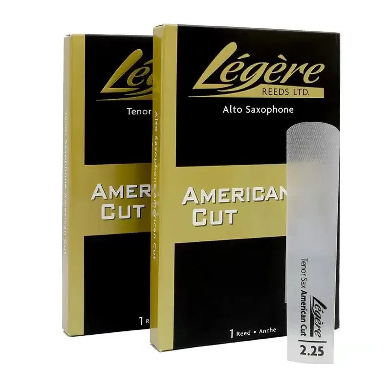 Sax Resin Reed Saxophone Reeds Woodwind Instrument Accessories Original Legere American Cut Eb Alto/ Bb Tenor/ Bb Soprano/ Eb Baritone Sax Resin Reed 1 Reed Sale instrument Accessories