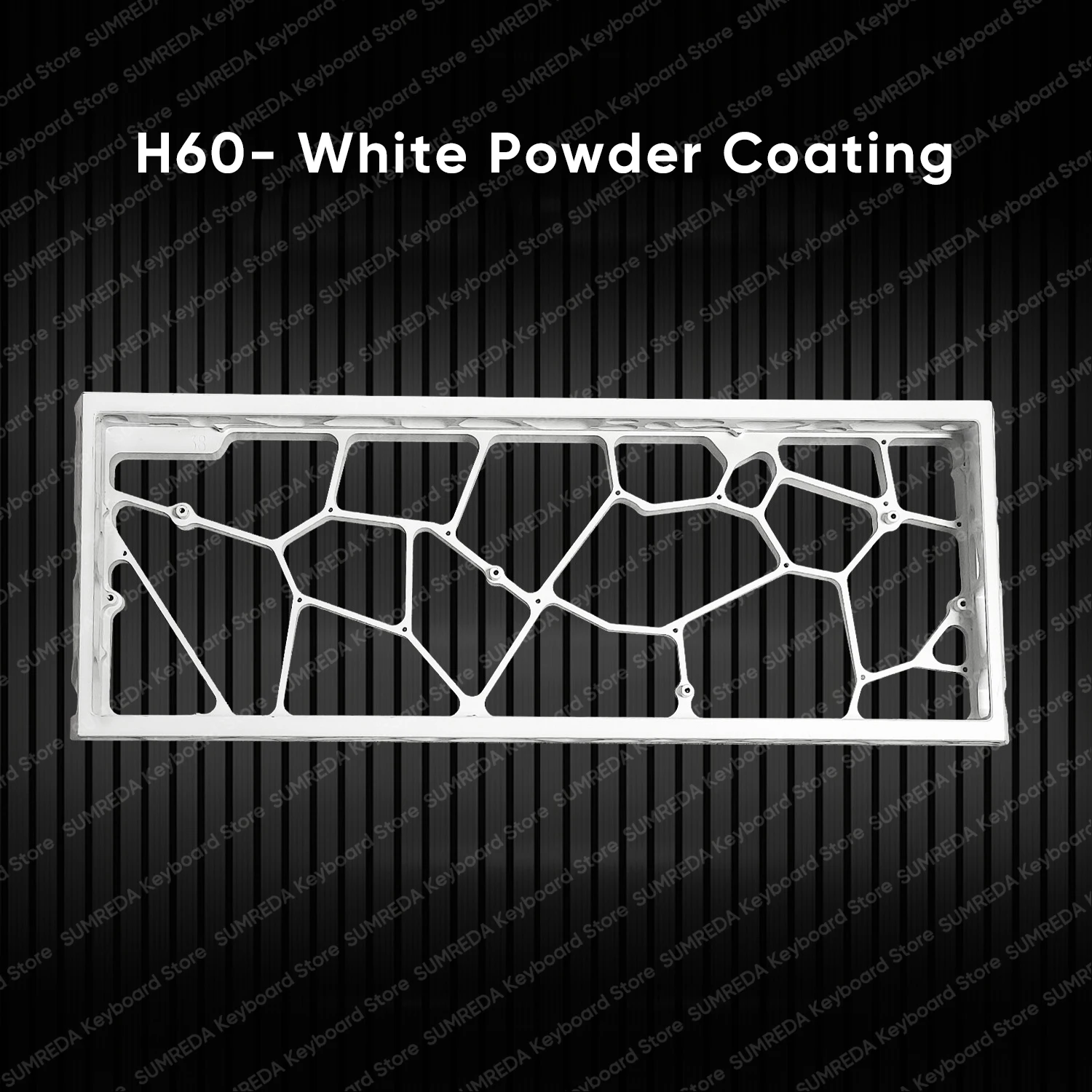 Holy60 Wooting 60HE GH60 중공 알루미늄 분체 도장 키보드 케이스 쉘 60% 키 배열 Mad 60he Win60 GT60Pro 키보드용