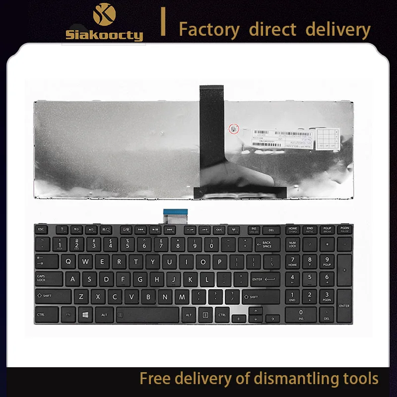 

Siakoocty new for Toshiba P850 P855 P870 P875 L850 L855 L870 L950 S850 S855 laptop Keyboard
