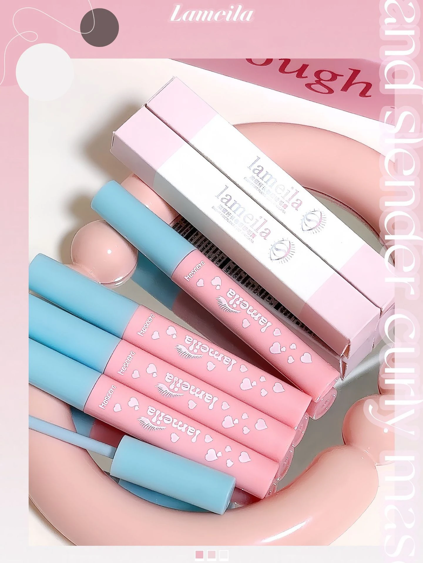 Long-acting Waterproof Mascara For Curled And Extended Eyelashes_voghion.com