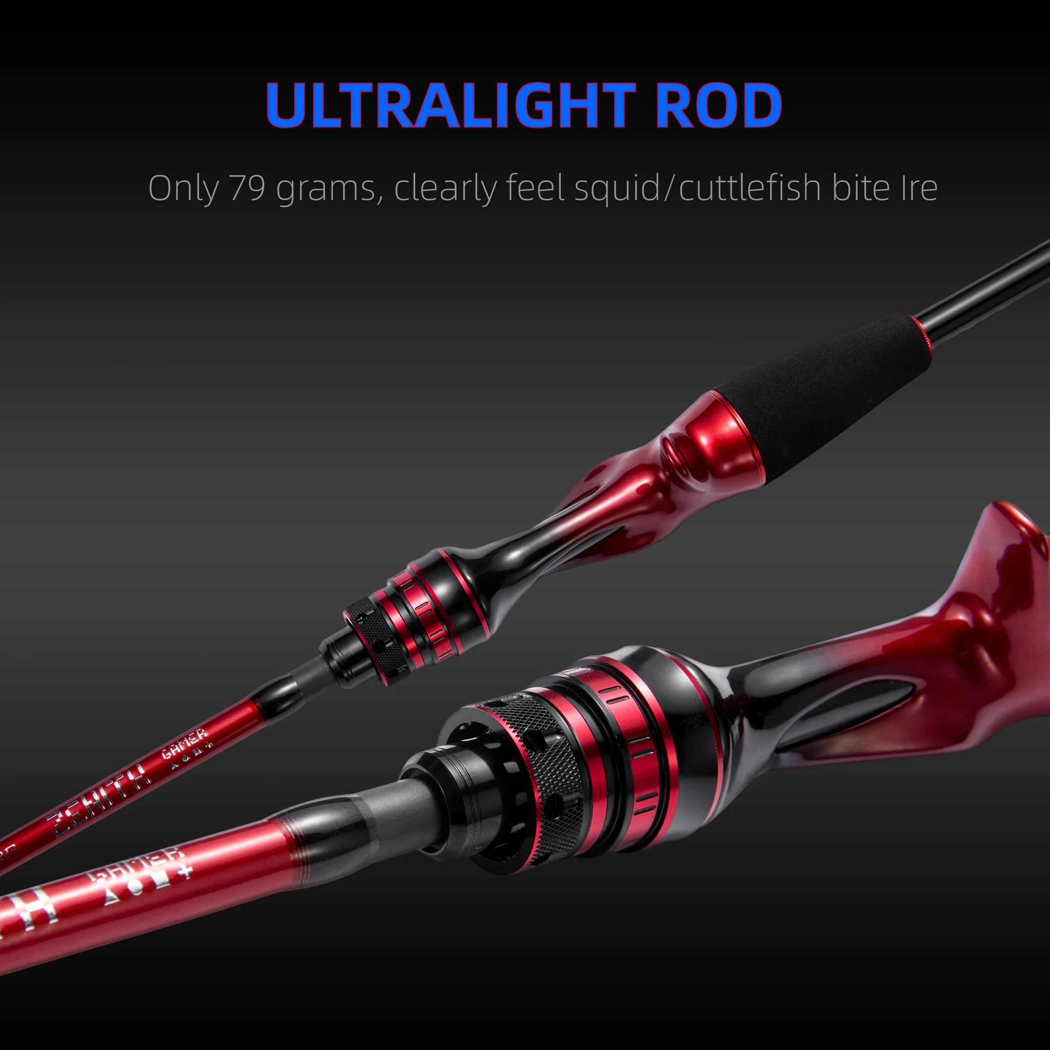 SOLOKING ZENITH Gamer Series Angelrute Tianium Spitze Tintenfisch Octopus Angeln Casting Rod Tintenfisch Boot Angeln webfooted – Detail 5