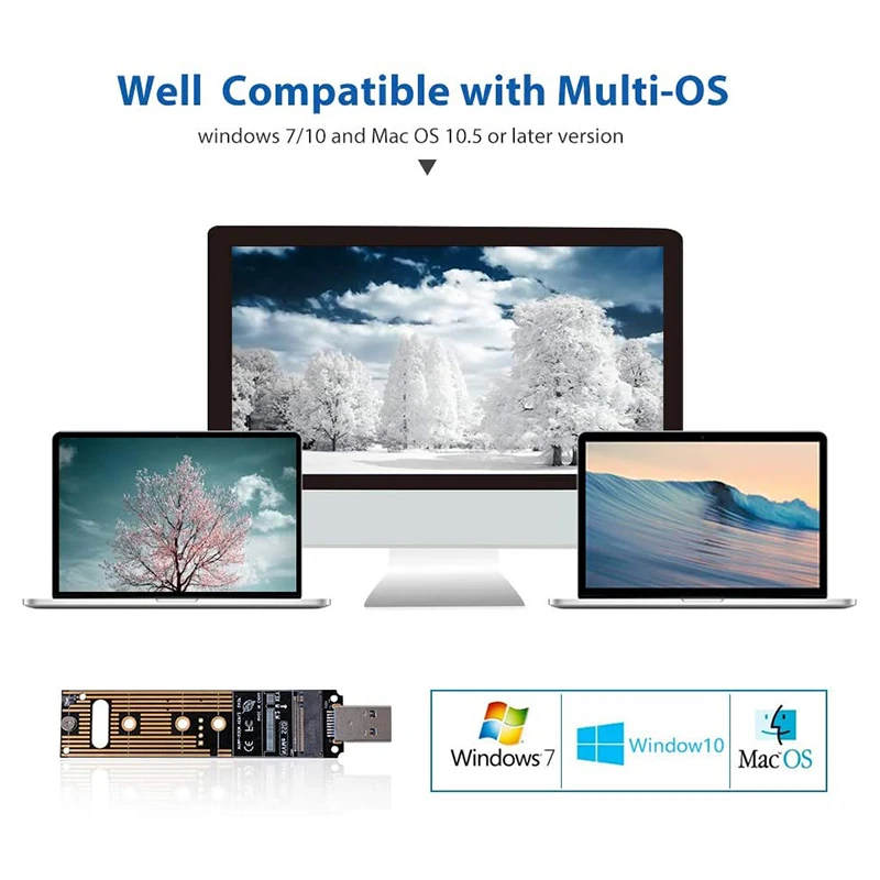 

Адаптер Onelesy с USB 3,1 на M.2 NVME, 10 Гбит/с, M.2 NVME на USB Type-c