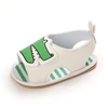 Summer 0-1 Year Old Boys Fashion Cartoon Crocodile PU Baby Sandals Rubber Sole Anti slip Casual Walking Shoes 4