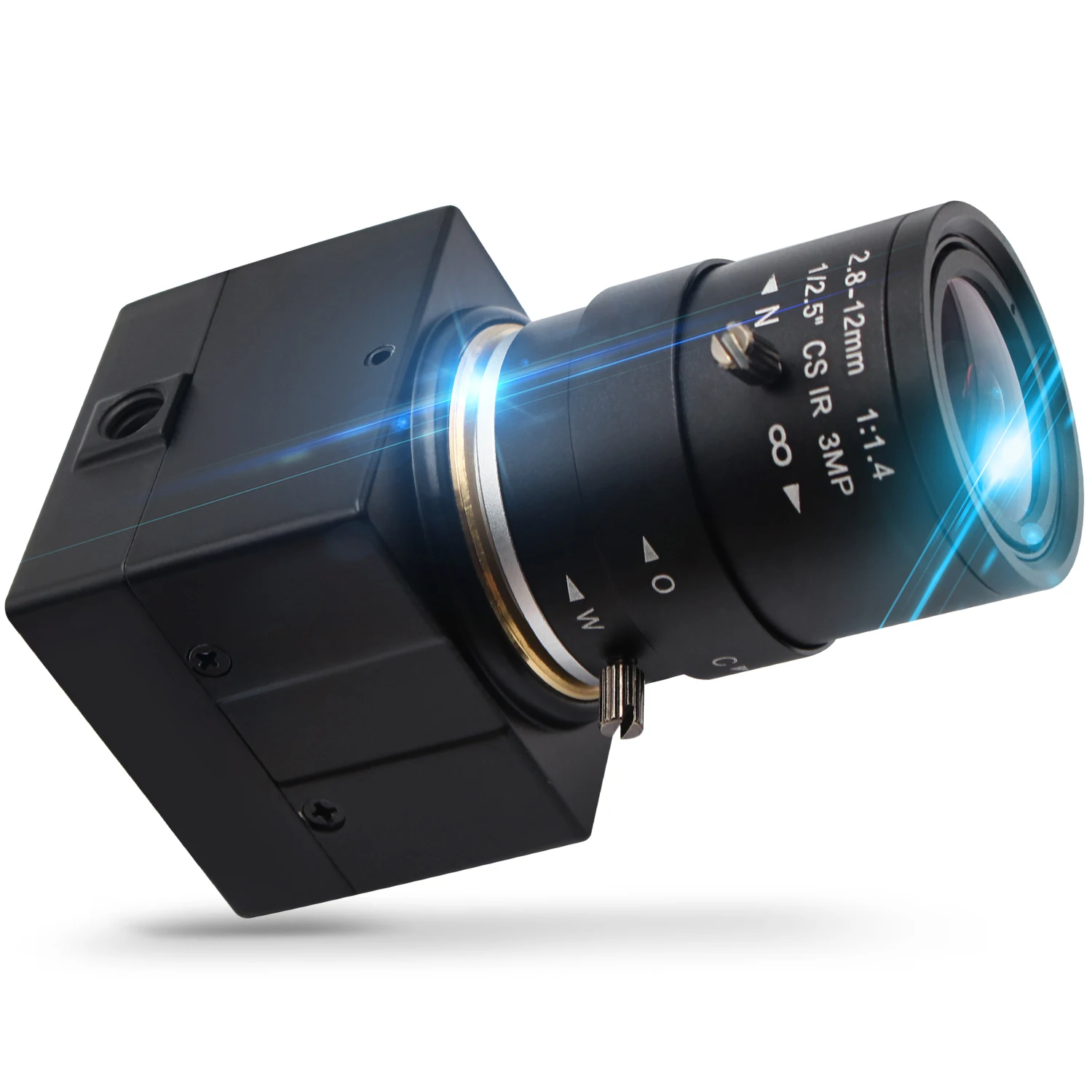 

1080P USB Mini Camera Varifocal 2.8-12mm Lens USB 2.0 30/60/100fps Zoom Video Camera for PC Computer Laptop Video Recording