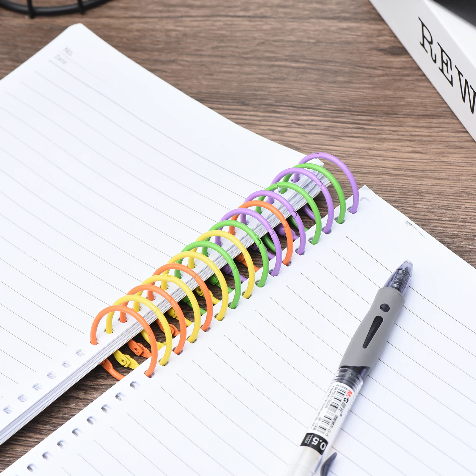 12/18Pcs Metal Ring Binder 30mm 45mm DIY Albums Loose-leaf Book Hoops Opening Office Binding Supplie Photo Album Binder Rings