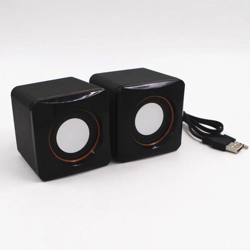 1 Pairs Mini Computer Speaker USB Wired Speakers Universal Stereo Sound Surround Loudspeaker for PC Laptop Notebook computer speaker