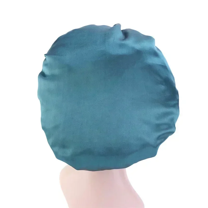 Reversible Satin Bonnet Hair Caps Double Layer Adjust Sleep Night Cap Head Cover Hat For Curly Springy Hair Styling Accessories night hair cap warm air bonnet cap hair bonnet dryer