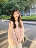 FA660 2024 Winter New Women's Thickened Pullover Sweater Loose Twist Top Sweet Lazy Knitted Sweater 2