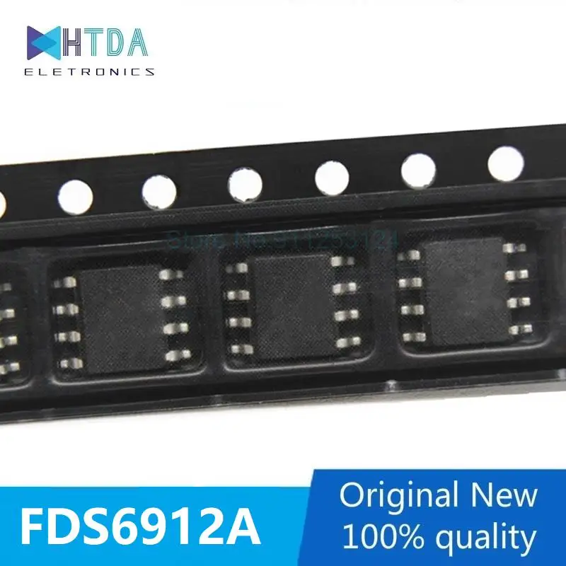 

10pcs/lot FDS6912A FDS6912 SOP8 In Stock