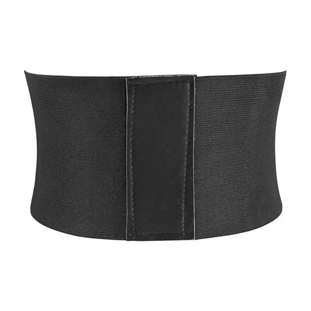 Wide Corset Waist Belt Decorative Elastic Design Waist Strap Slimming External Wear Waistband Strap For Skirts Dress Top Clothes