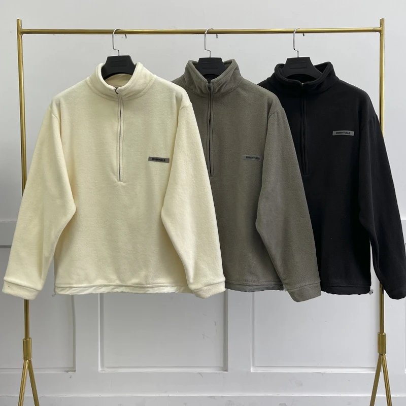 sweatshirt half zipper