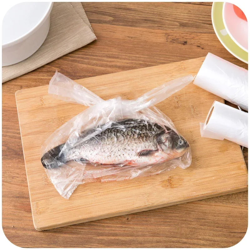 Fresh keeping bags 100PCS transparent roll vacuum food saver 3 sizes