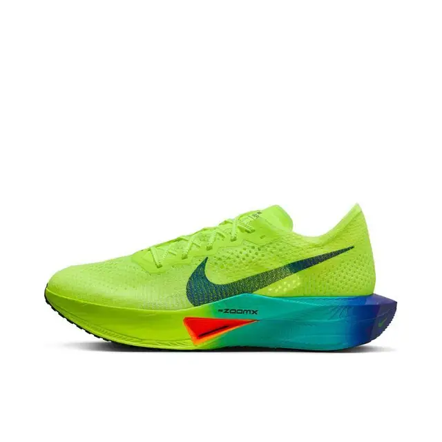 Nike ZoomX Vaporfly NEXT% 3 Men's and Women's Green Black Carbon Plate Marathon Comfortable Cushioning Non-slip Wear Shoes